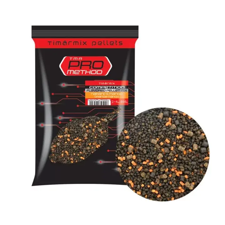 Direct Verzonden Timár Mix Competition Pellet Mix Flavored 800g Narancs-Mangó