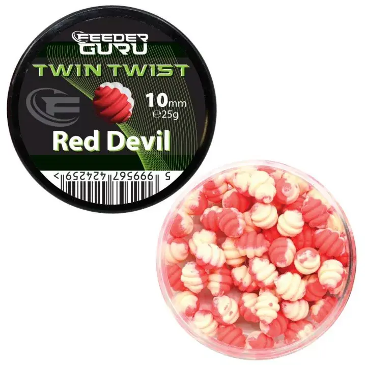 Timár Mix Feeder Guru Twin Twist 10mm 25g Red Devil - Fishin Fabrieksprijs