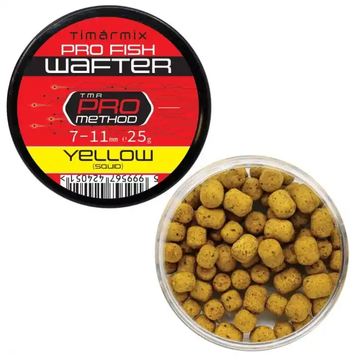 Hete Deal Timár Mix Pro Fish Wafter 7-11mm 25 g Yellow (Squid) - Fishi