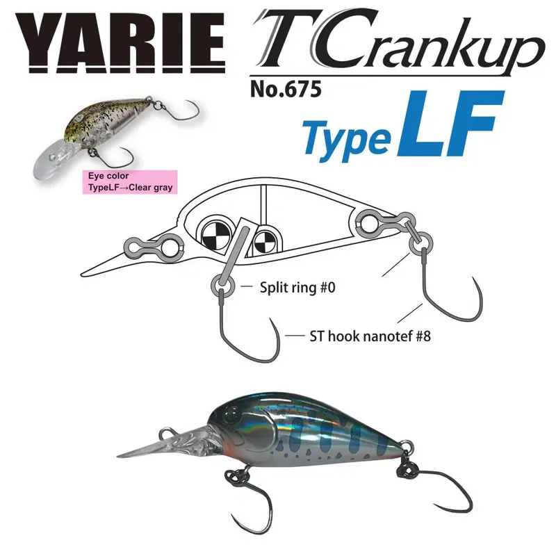 YARIE 675 T-CRANKUP TYPE LF 35mmm 2.6gr D6 OB Yamame - Fishi Veilige Betaling