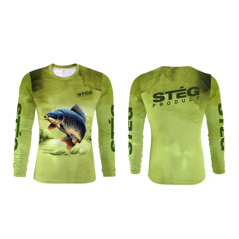 Tijdelijk Beschikbaar STÉG Stég UV Póló (Carp) XXL