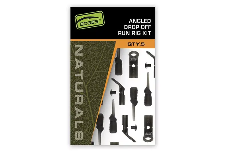 Edges Naturals Angled Drop off run rig kit 5pcs - Fishinglan Weekendaanbieding