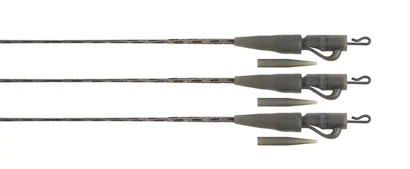 Edges Naturals Submerge Lead Clip Leaders 30lb 3pcs - Fishin Koopje