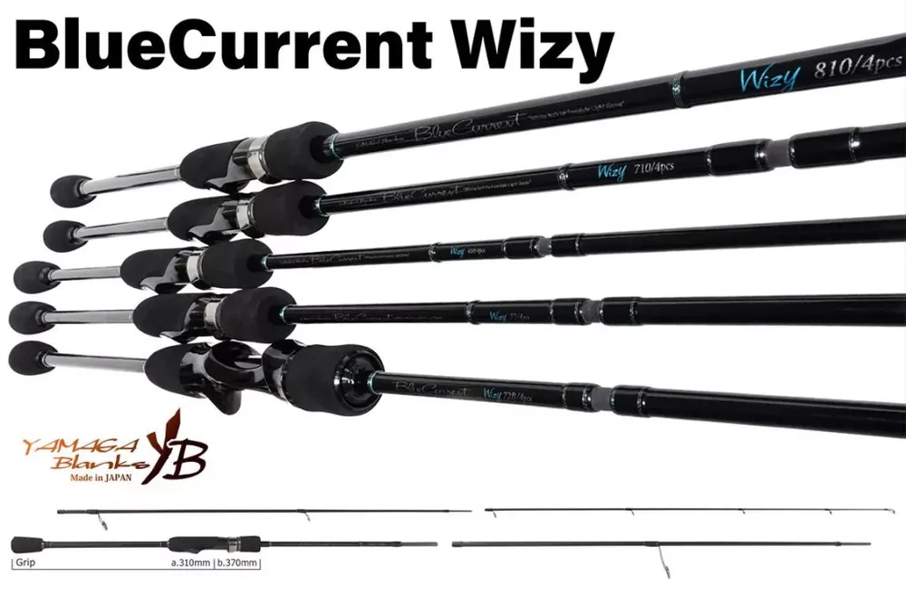 Bestseller YAMAGA BLUE CURRENT WIZY 710 2.39m 1.5-20gr 4 Részes - Fishi