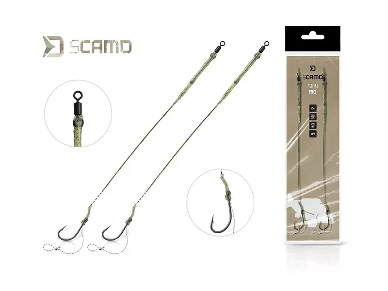 Delphin sCAMO Skin rig / 2db 20cm/25lbs/ 2 Alleen Vandaag