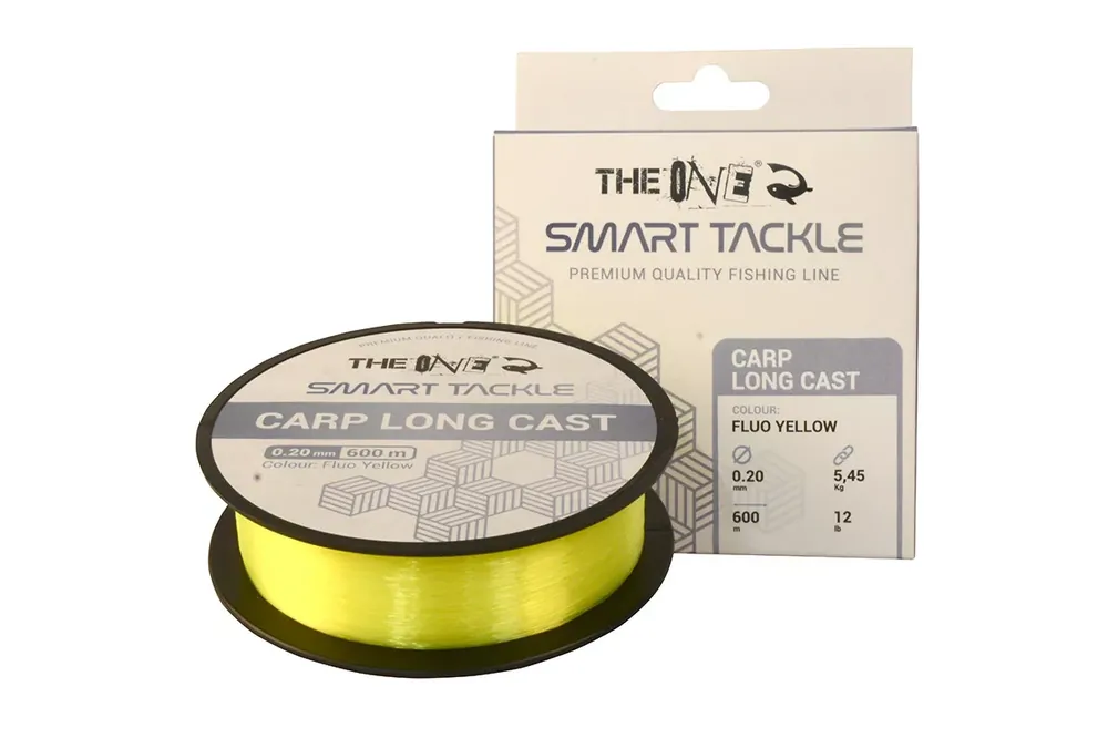 THE ONE CARP LONG CAST FLUO YELLOW 600M 0.20MM 5,45KG 12LB - Dagaanbieding