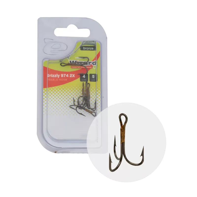 WIZARD GRIZZLY 974M-4 2X BRONZ HÁRMASHOROG 5DB/CSOM - Fishin Weekendaanbieding