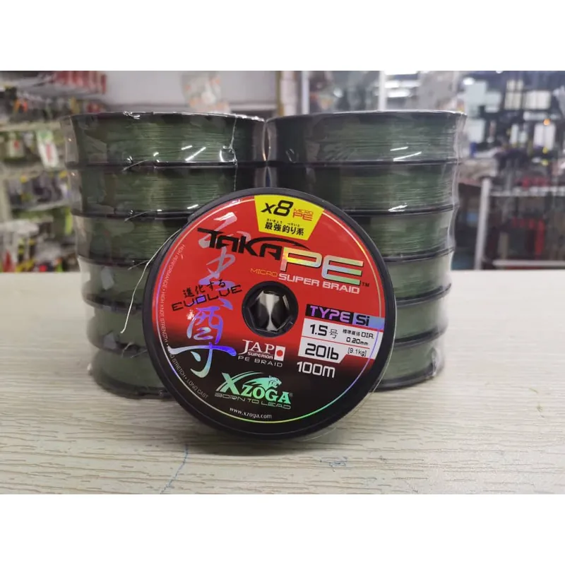 Alleen Vandaag XZOGA PEx8 Braid TakaPE Micro Super Braid Type Si