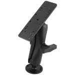 RAM® C-típusú (1,5-os) tartószerkezet 16x5 cm-es tartóval és kör alakú talppal Bestseller