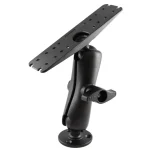 RAM® D-méretű (2,25-os) tartó rendszer 11x3-os téglalap alakú lemezzel és 3,68-os kör alakú talppal, standard karral Speciale Aanbieding