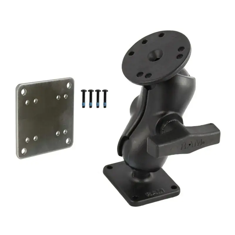 RAM® C-típusú (1,5"-os) univerzális tartószerkezet RÖVID karral és hátlaplemezzel Koopje