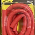 Tijdelijk Beschikbaar BLACK CAT 1,00m Black Cat Rig Tube red - piros 1pcs 4x8mm