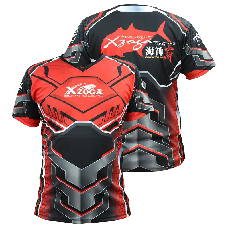 Direct Verzonden XZOGA Short VN MF Sport XVN-SS rövid ujjú póló