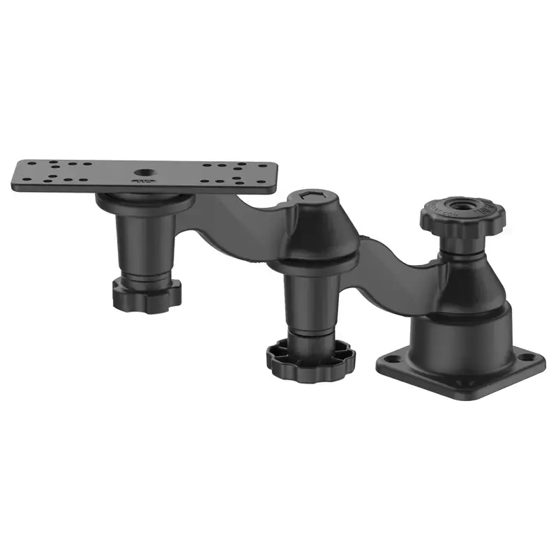 RAM® Vízszintes felületre szerelhető GPS/Halradar tartó 30 cm-es forgatható karral Seizoensaanbieding