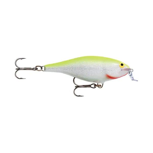 Rapala Shad Rap SSR-9 Silver Flourescent Chartreuse Koopje