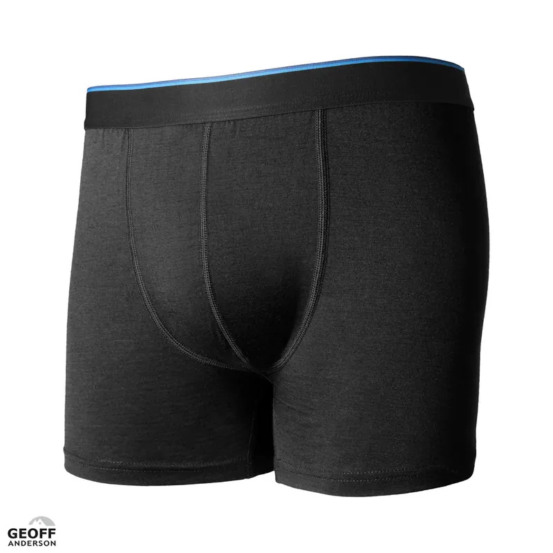 Merkproduct WizWool 165 Soft Boxer Shorts Fekete