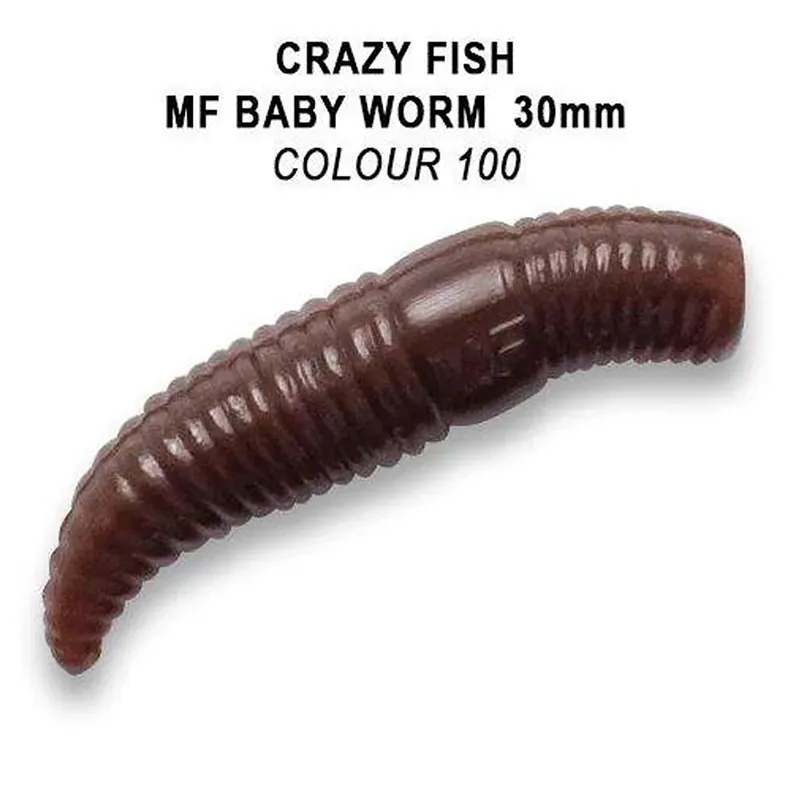 Crazy Fish MF Baby Worm 2" Koopje
