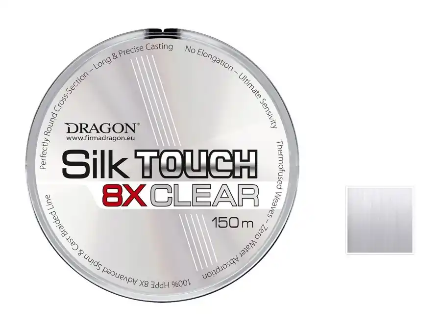 Laatste Versie DRAGON Silk TOUCH 8X Clear 150m 0.14mm 13.80kg