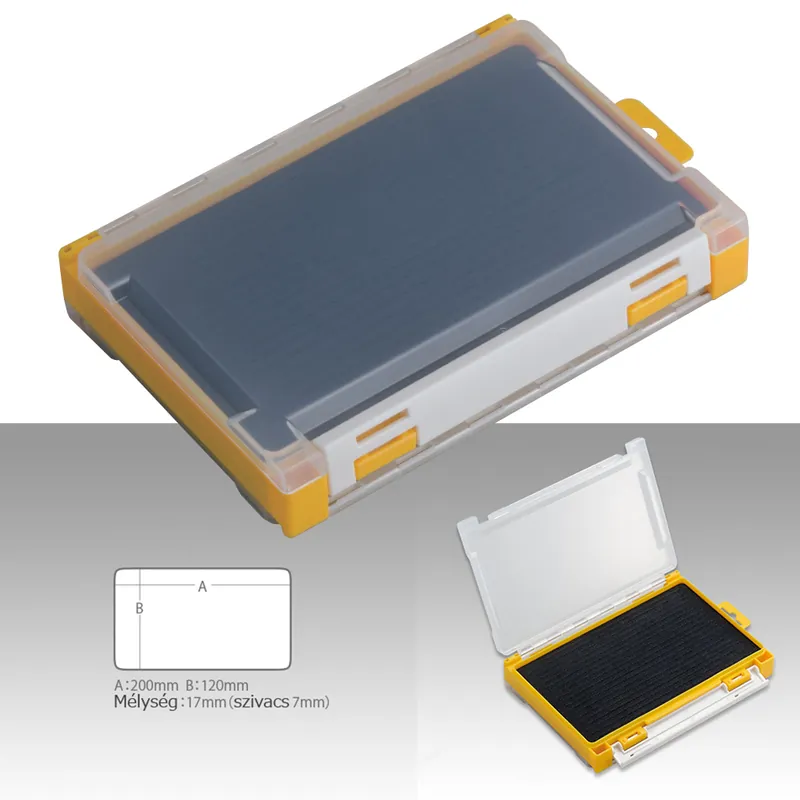 Meest Verkocht VERSUS Rungun case 3010W-2 szivacsos jig és horog tartó
