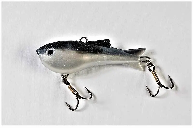 Veilige Betaling GLAVINJARA lágygumi ólomhal - 80g - 100mm Silver