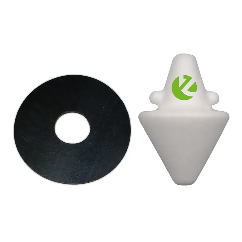 ZECK FISHING Disk Teaser White Express Levering