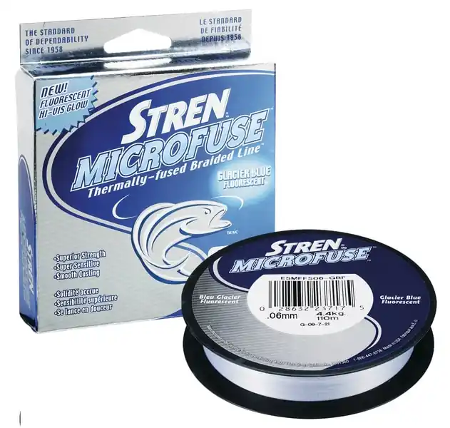 Stren MICROFUSE 0.17MM 110M 10.2kg GLACIER BLUE FLUO Tijdelijk Beschikbaar