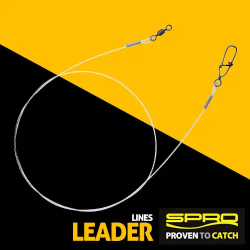 SPRO Matte Black Leader Fluoro Koopje