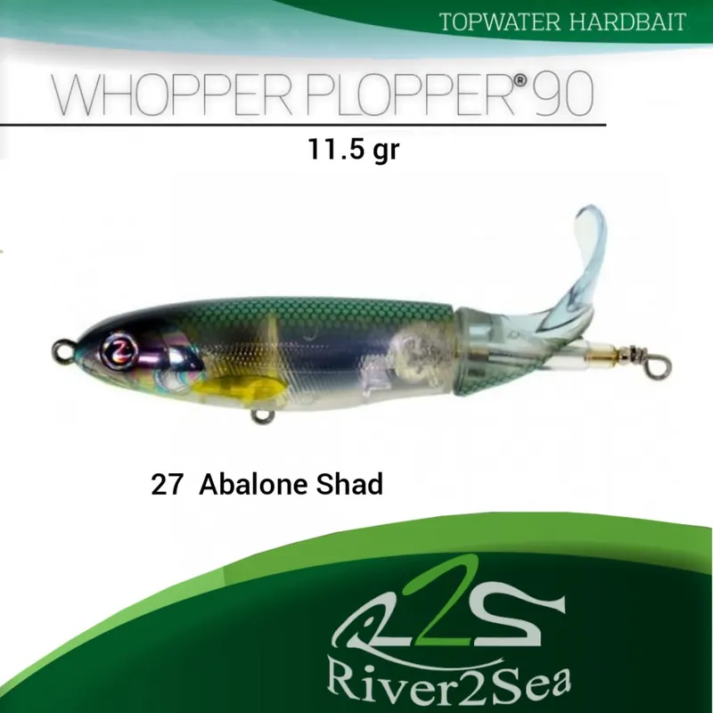 Bestel Nu River2Sea Whopper Plopper 90 - Color 27 AbaloneShad