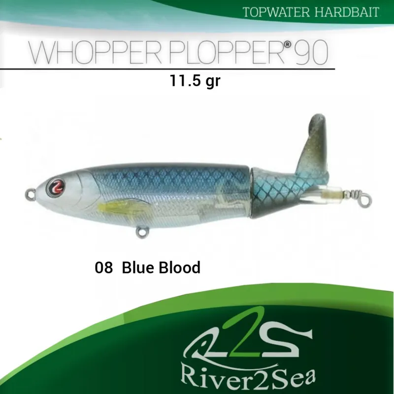 River2Sea Whopper Plopper 90 - Color 08 BlueBlood Gecertificeerd
