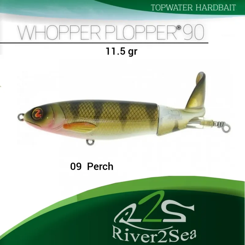 Betrouwbaar River2Sea Whopper Plopper 90 - Color 09 Perch