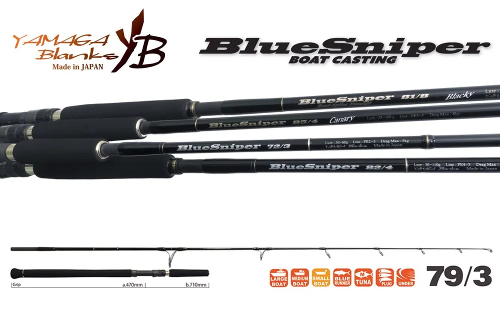 BLUE SNIPER 79/3 2.36m 30-70gr Fabrieksprijs