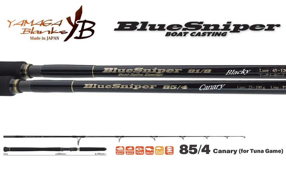Betaalbaar BLUE SNIPER 85/4 CANARY 2.57m 25-100gr