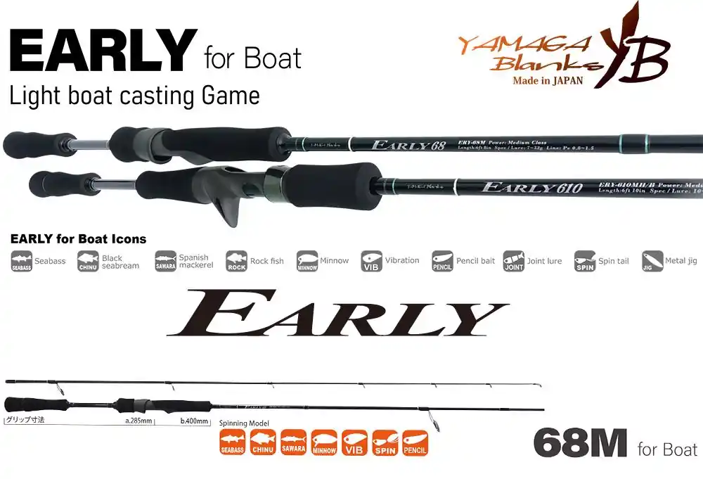 EARLY BOAT 68M 2.055m 7-32gr Alleen Vandaag