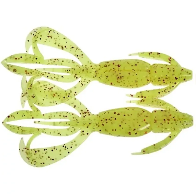 Keitech Crazy Flapper 2" / PAL 01 Chartreuse Red Flake Direct Verzonden