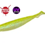 Hete Deal Molix RA Shad 3.0" FAT / 610 - UV Chartreuse / Wakasag