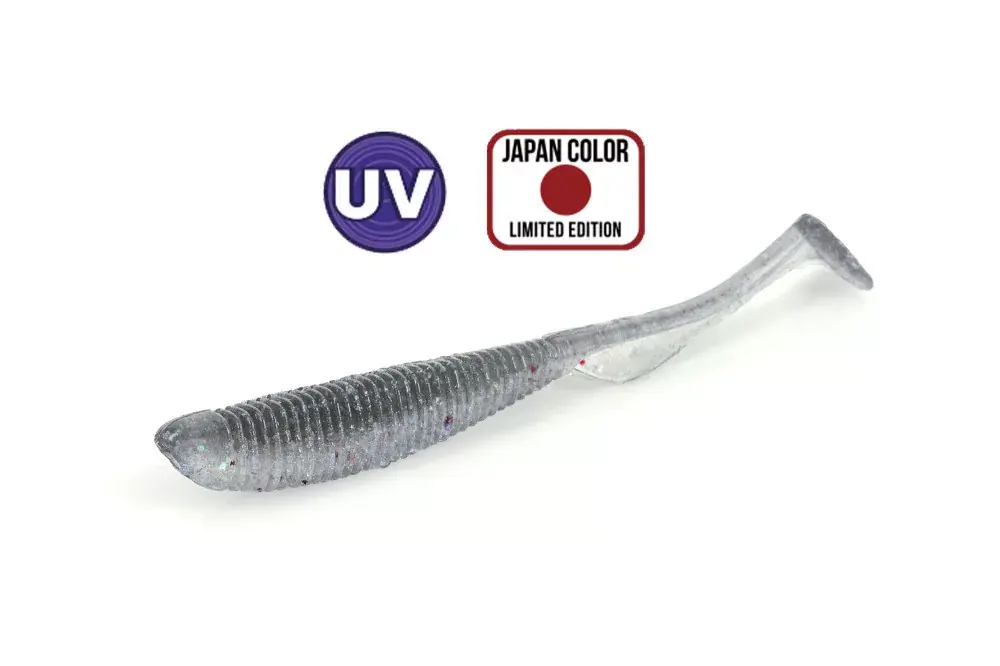 Direct Beschikbaar Molix RA Shad 2.5" / 148 - UV Clear Chart Multicolor F