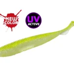 Gecertificeerd Molix RA Shad 4.5" / 610 - UV Chartreuse / Wakasagi gu