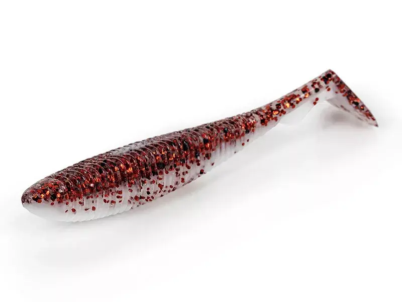 Korting Molix RA Shad 3.0" FAT / 581 - Bloody White gumihal