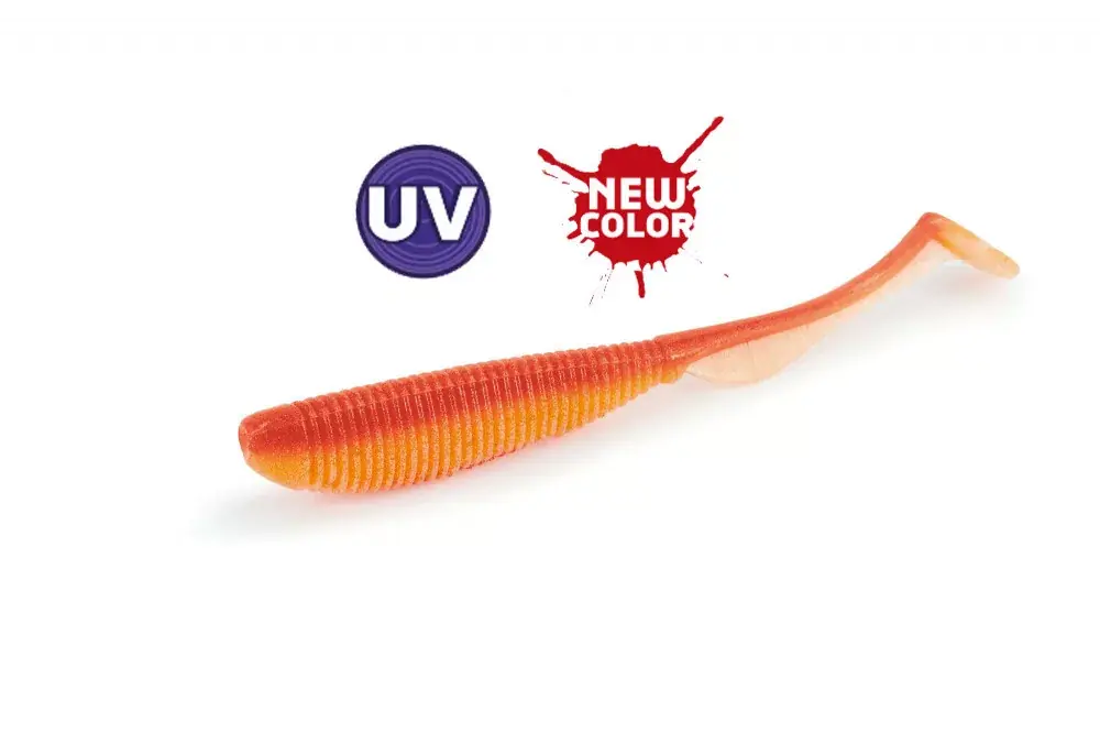 Beste Prijs Molix RA Shad 3.8" / 476 - UV Goldfish gumihal