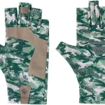 Gecertificeerd Favorite Solar Fishing Gloves L-XL pergető kesztyű (Green)