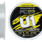 Favorite U1 FC 0,285 mm/5,97 kg (30m) fluorocarbon zsinór Seizoensaanbieding