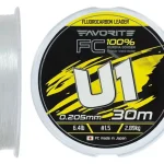 Favorite U1 FC 0,205 mm/2,89 kg (30m) fluorocarbon zsinór Dagaanbieding