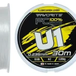 Favorite U1 FC 0,235 mm/3,89 kg (30m) fluorocarbon zsinór Beperkte Voorraad