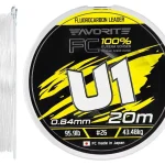 Favorite U1 FC 0,84 mm/43,48 kg (20m) fluorocarbon zsinór Tijdelijk Beschikbaar