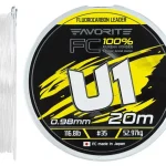 Favorite U1 FC 0,98 mm/52,97 kg (20m) fluorocarbon zsinór Gratis Retour