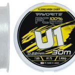 Beste Prijs Favorite U1 FC 0,22 mm/3,46 kg (30m) fluorocarbon zsinór