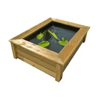 Ubbink Quadro Wood II. tómeder M47,5 x 147,5 x 103,5 cm komb Shop Nu