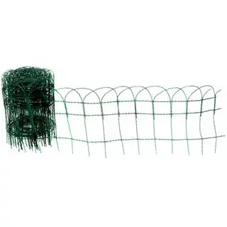 Koopje Metalex párizsi drótkerítés, műanyag, zöld, félmerev, 40 cm
