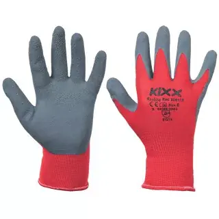 Actieprijs ROCKING RED kesztyű nylon latex te piros 7 méret