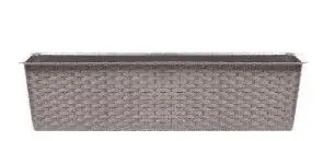 Balkonláda rattan, ISR400, 40 cm MOKKA (10 db/csomag) Express Levering